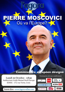 L'Agora reçoit Pierre Moscovici